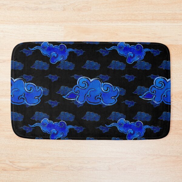 Item preview, oriental clouds pattern, black background designed and sold by AnnaBaldon.