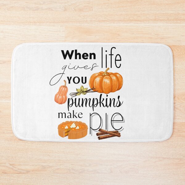 Item preview, Cool Motivational Thanksgiving Quote: «When life gives you pumpkins, make pie.» designed and sold by fowons.