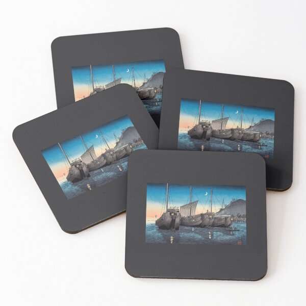 Item preview, Junks in Inatori Bay, Izu (1926) print in high designed and sold by HugoaNorth.