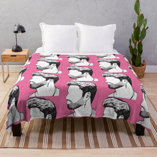 Item preview, Pink background George michael image black gift designed and sold by shirtquarter.