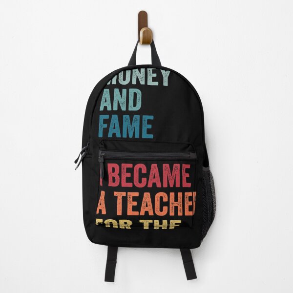 Item preview, I became a teacher for the money and fame | VINTAGE designed and sold by MagicBoutique.
