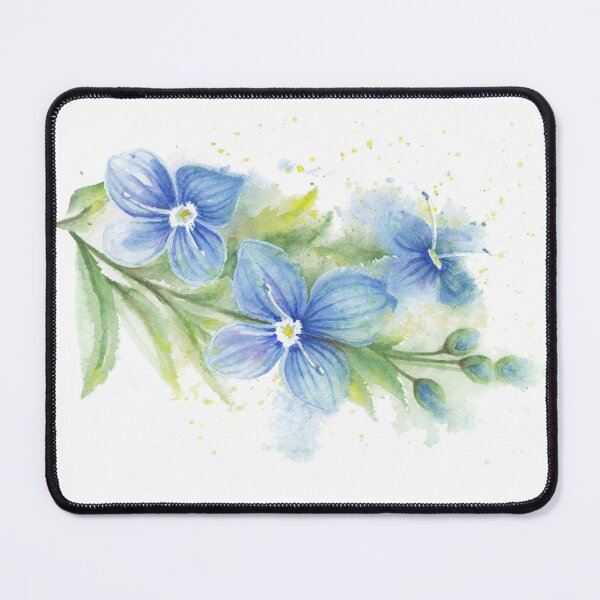Item preview, Veronica Blue Flower Watercolor designed and sold by IvaW.