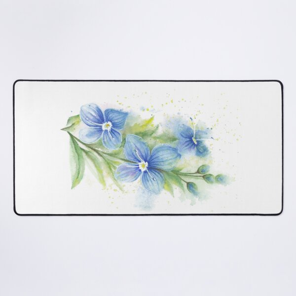 Item preview, Veronica Blue Flower Watercolor designed and sold by IvaW.