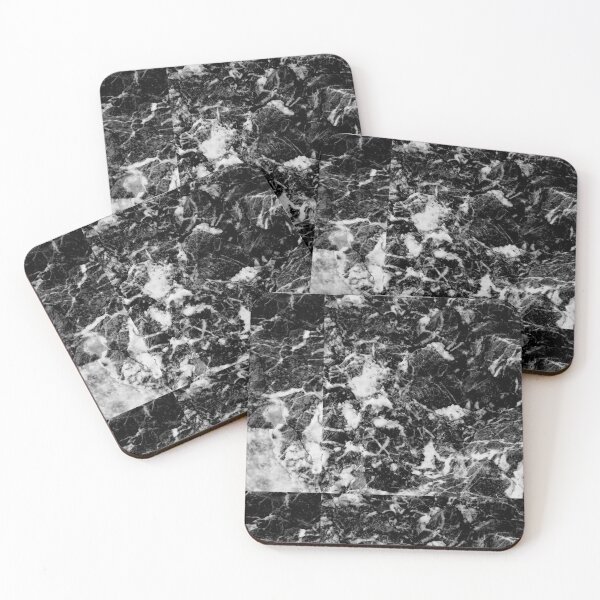 Item preview, Black & White Stone Marble Pattern designed and sold by Art-by-Geoff.