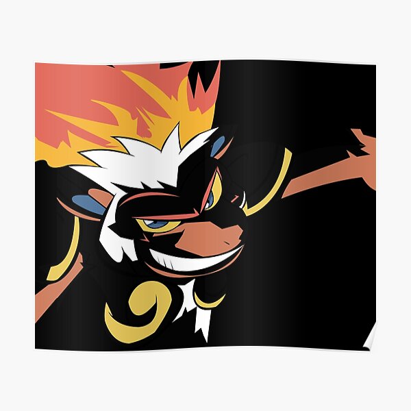 Infernape in Darkness Poster