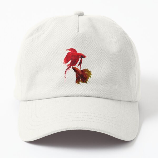 Betta Splendens ;Siamese fighting Fish Dad Hat