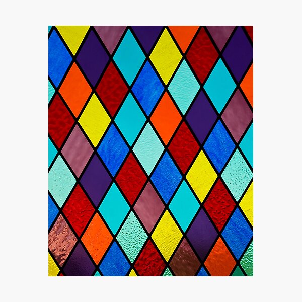 Stained Glass window Photographic Print