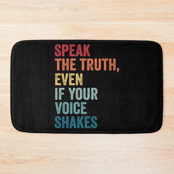 Item preview, speak the truth, even if your voice shakes| VINTAGE designed and sold by MagicBoutique.