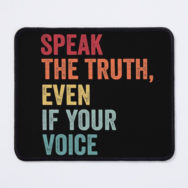 Item preview, speak the truth, even if your voice shakes| VINTAGE designed and sold by MagicBoutique.