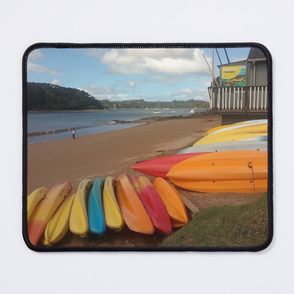 Item preview, Colourful Kayaks at Paihia, Northland, New Zealand designed and sold by HotFreshPopcorn.