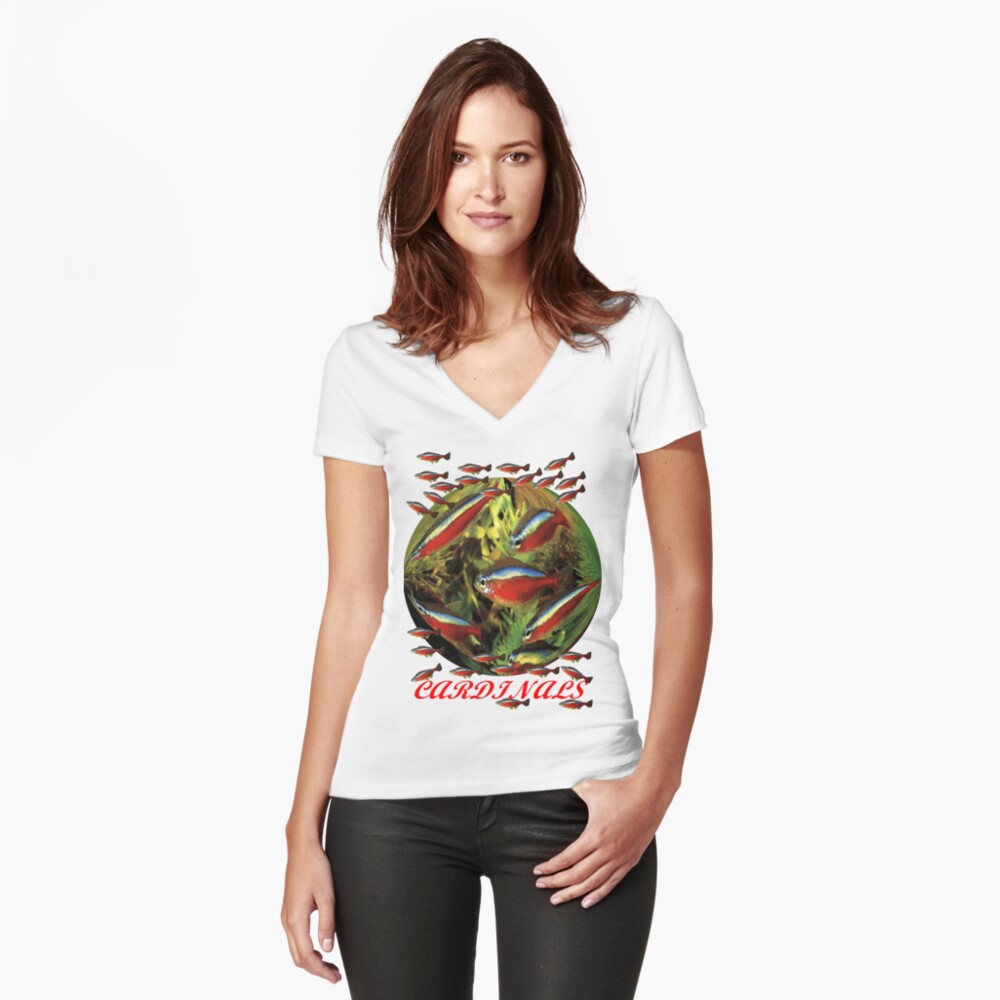 Item preview, Fitted V-Neck T-Shirt designed and sold by windana1.