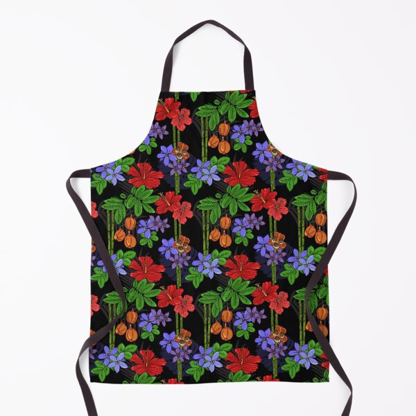 Aperçu de l'œuvre Motifs tropicaux jamaïcains de fruits et de fleurs nationaux créée et vendue par HotHibiscus.
