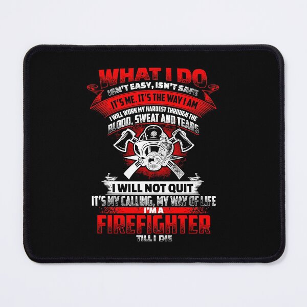 Item preview, BLOOD, SWEAT AND TEARS Funny Firefighters Firefighting Sweatshirt designed and sold by soapeselvi.