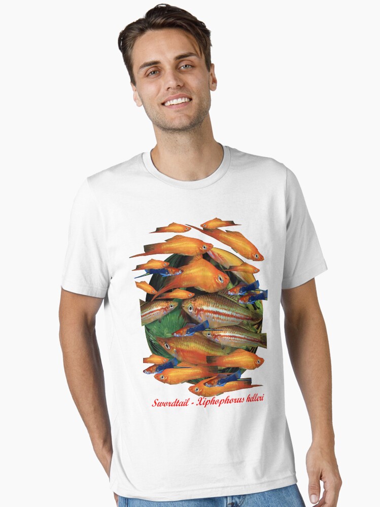 Thumbnail 2 of 7, Essential T-Shirt, Swordtail - Xiphophorus helleri designed and sold by windana1.
