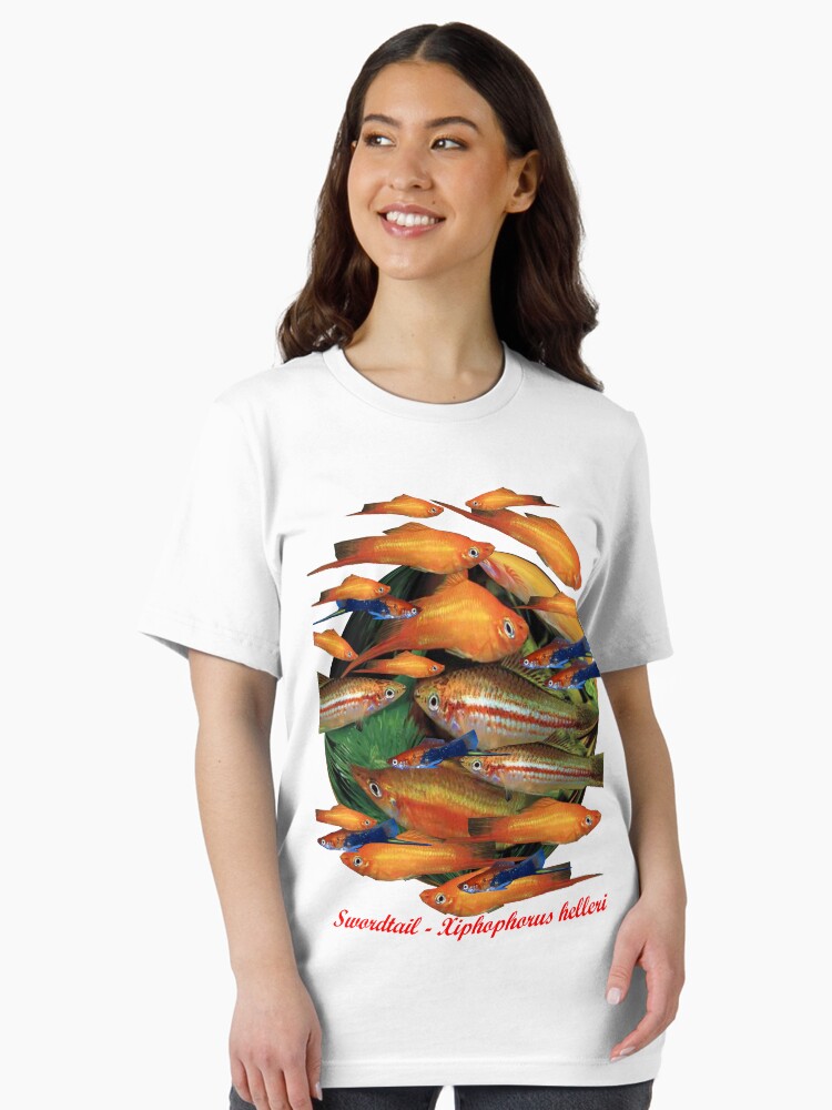 Thumbnail 1 of 7, Essential T-Shirt, Swordtail - Xiphophorus helleri designed and sold by windana1.