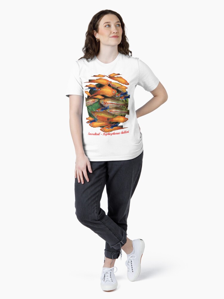 Thumbnail 4 of 7, Essential T-Shirt, Swordtail - Xiphophorus helleri designed and sold by windana1.