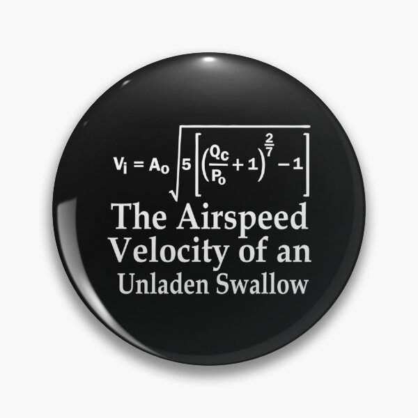 Item preview, The Airspeed Velocity of an Unladen Swallow designed and sold by shirtquarter.