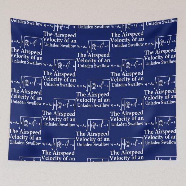Item preview, The Airspeed Velocity of an Unladen Swallow designed and sold by shirtquarter.