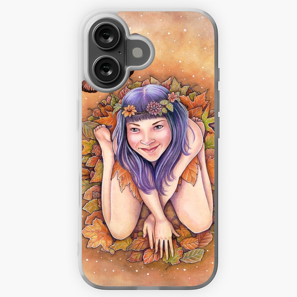 Vista previa del artículo con la obra «Funda blanda para iPhone», diseñado y vendido por martasarmiento.