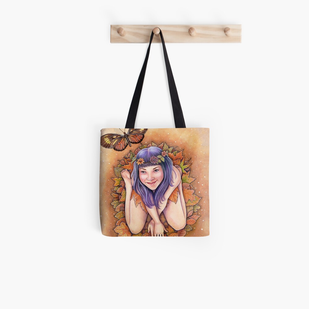 Vista previa del artículo con la obra «Bolsa estampada de tela», diseñado y vendido por martasarmiento.