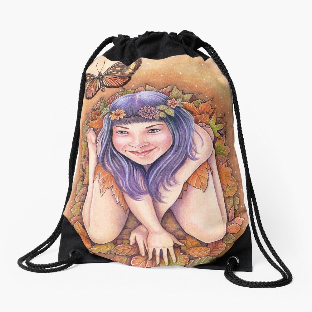 Vista previa del artículo con la obra «Mochila saco», diseñado y vendido por martasarmiento.