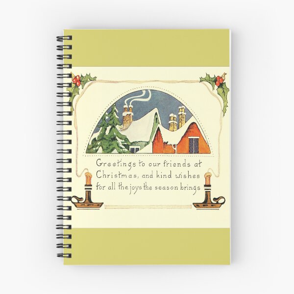 Item preview, Vintage Christmas Card Print Holly Snow and Merry Christmas. Great Gifts For Parents and Grandparents. designed and sold by Alijoy1359.