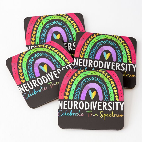 Item preview, Neurodiversity Autism Spectrum ASD ADHD Rainbow designed and sold by MichaelAgree.