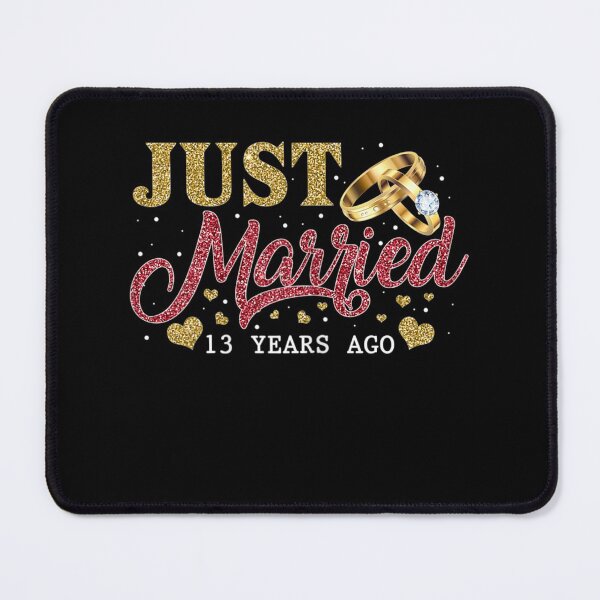 Item preview, 13 Years Wedding Anniversary For Him or For Her Cotton  designed and sold by EuphemiaShop.
