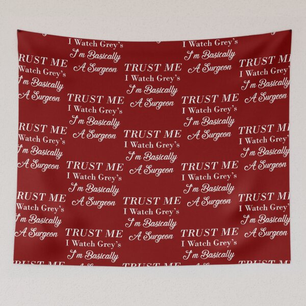 Item preview, funny shirt, Trust me I watch Grey’s I’m basically a surgeon, Funny Gift gift idea for boyfriend, hu  designed and sold by KDotDigital.