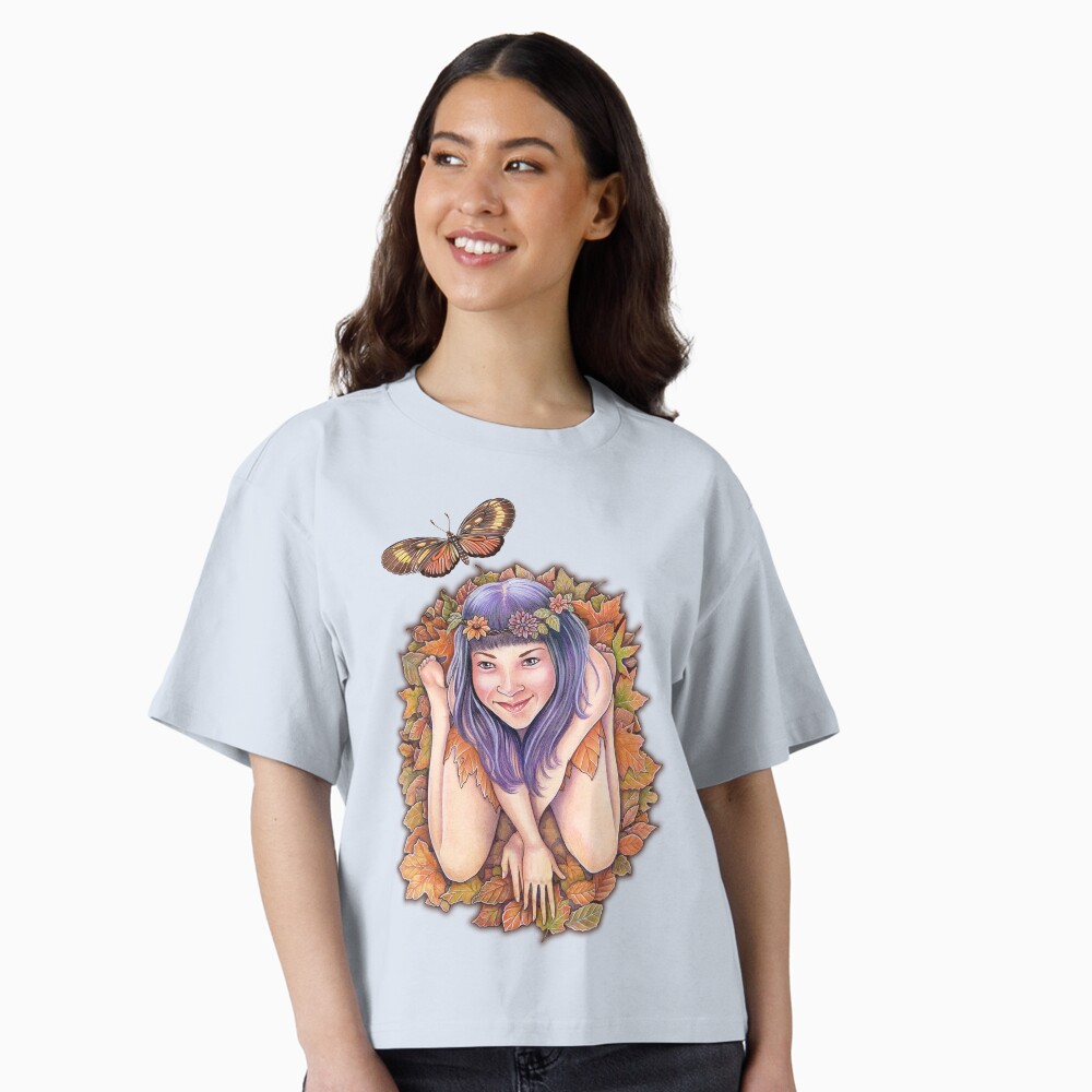 Vista previa del artículo con la obra «Camiseta holgada boxy», diseñado y vendido por martasarmiento.