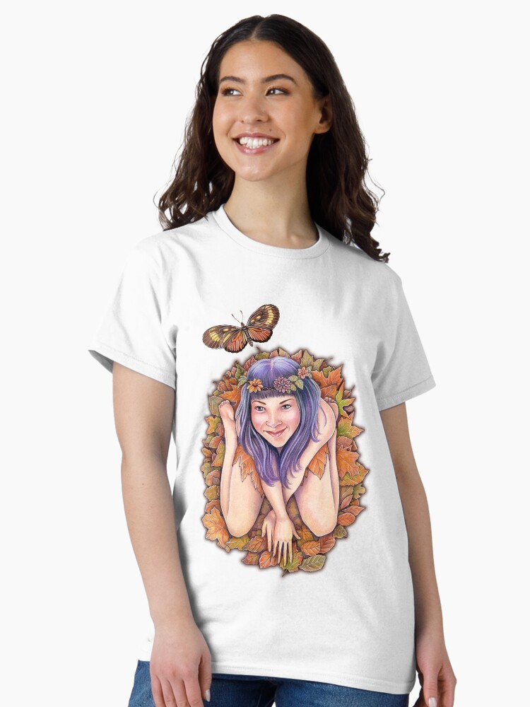 Imagen 2 de 7, Camiseta clásica con la obra Driade, diseñada y vendida por martasarmiento.