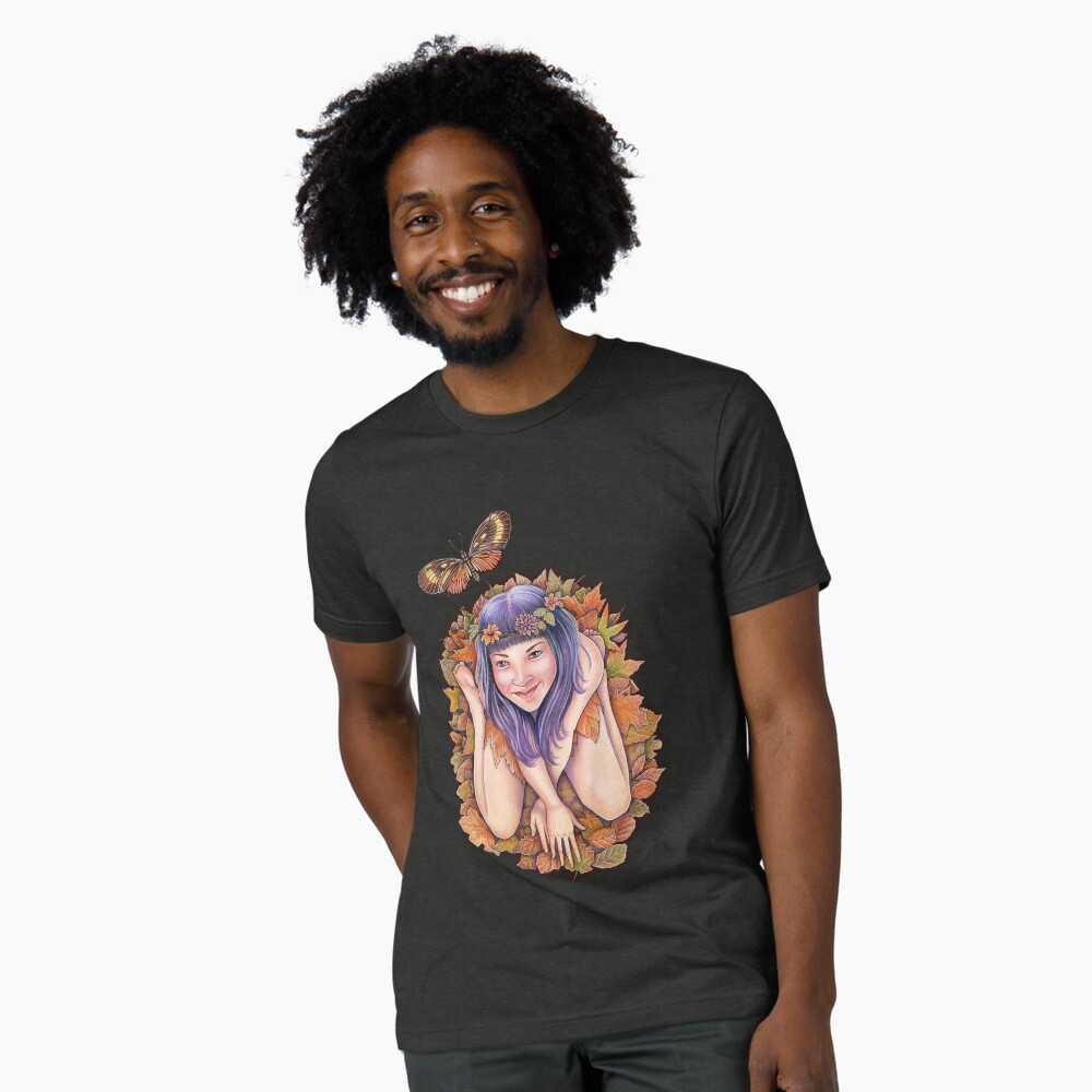 Vista previa del artículo con la obra «Camiseta de tejido mixto», diseñado y vendido por martasarmiento.