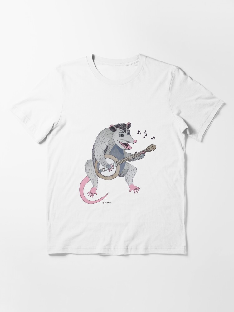 possum playing banjo shirt