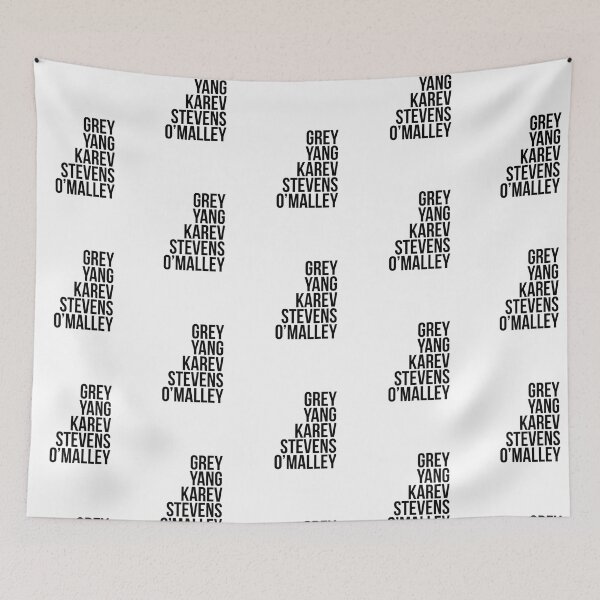 Item preview, Grey&x27;s Names Classic  designed and sold by KDotDigital.