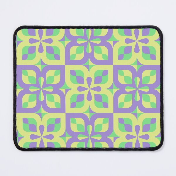 Item preview, abstract pattern of geometric leaves designed and sold by Artyerke.