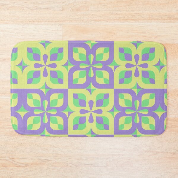 Item preview, abstract pattern of geometric leaves designed and sold by Artyerke.