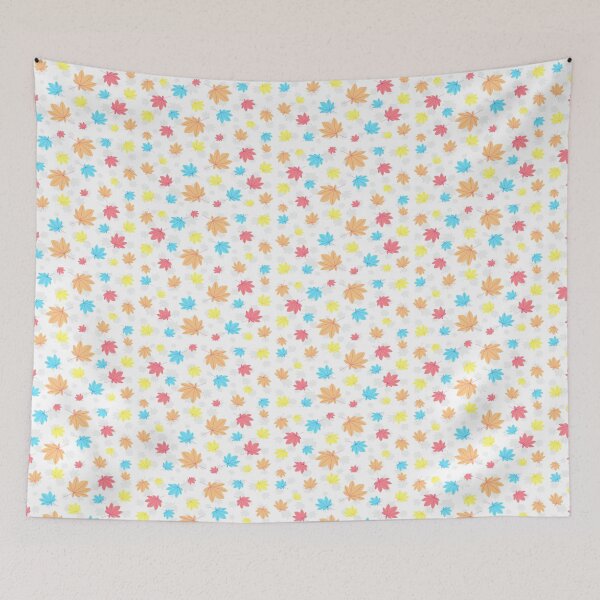 Item preview, Burnt Orange Autumn Pattern | White Background designed and sold by TarunPrints.