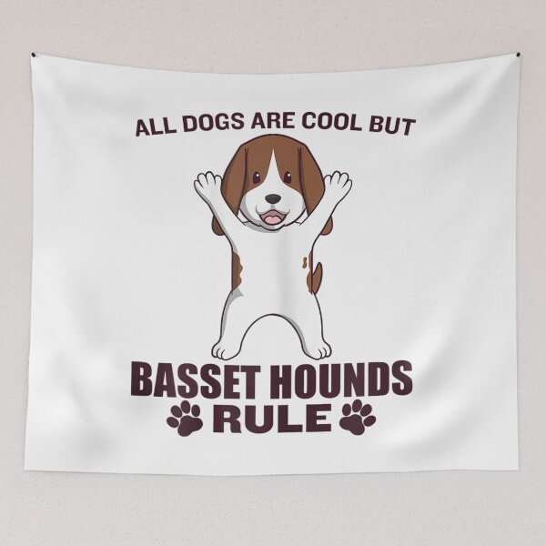 Item preview, All Dogs Are Cool But Basset Hounds Rule Funny Dog Mom Dad  designed and sold by DieterShop.
