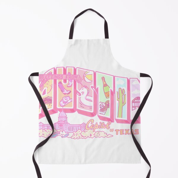 Item preview, Greetings From Austin in Pink | The State Collection | Tesni Alys Designs designed and sold by Tesni Alys.