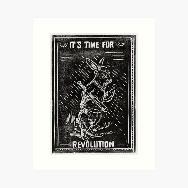 Item preview, Revolutionary Rabbit designed and sold by Loki Propagandart.