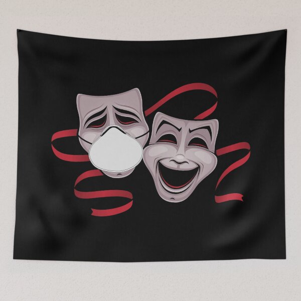 Item preview, Theater Masks designed and sold by Epitome Girl.