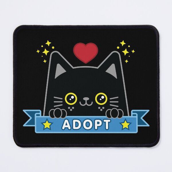 Item preview, Adopt Black Cats designed and sold by KittyCotton.