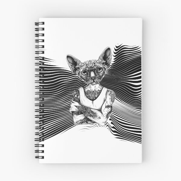 Item preview, Tattoed Sphynx BW designed and sold by fakeface.