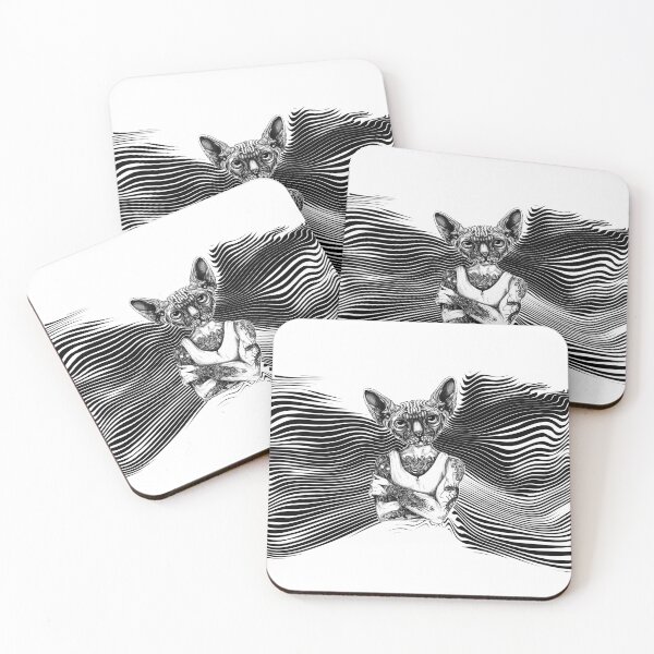 Item preview, Tattoed Sphynx BW designed and sold by fakeface.