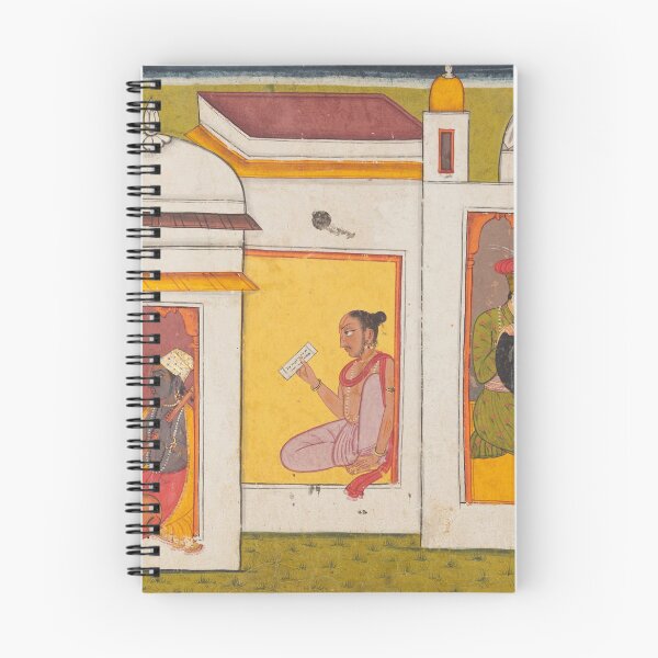 Item preview, Madhava Faces a Man Holding a Scale designed and sold by HinduArtGallery.
