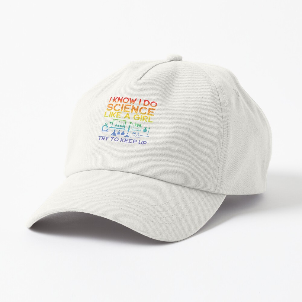 Funny Know Science Like A Girl Cool Scientific Cap