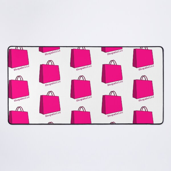 PopArt bag (Shopaholic) Desk Mat