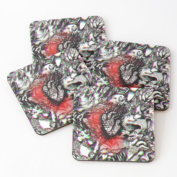 Item preview, Heart Glitch designed and sold by fakeface.