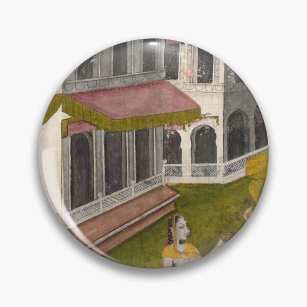 Item preview, Lady and Her Confidante designed and sold by HinduArtGallery.