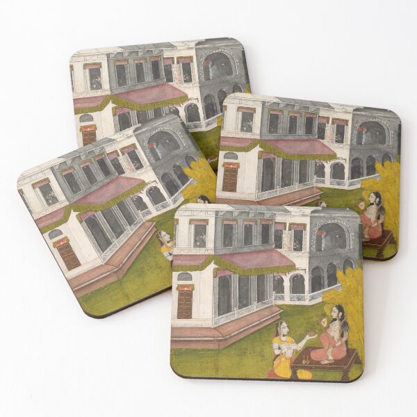 Item preview, Lady and Her Confidante designed and sold by HinduArtGallery.